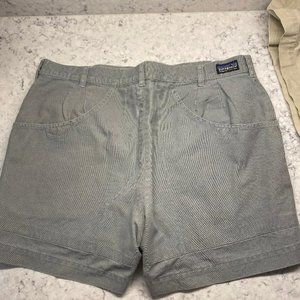 Vintage Patagonia Men's Stand Up Hiking Shorts Cotton sage green 5" size 36